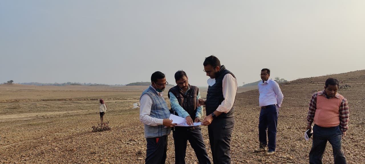 cleaning of Chandan Dam in Banka