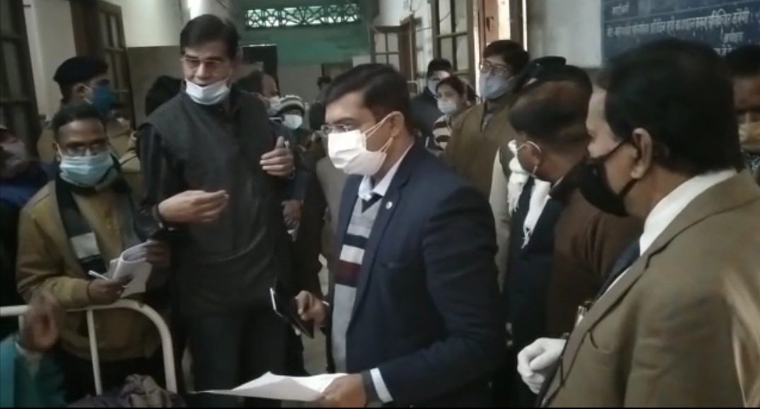 DM inspected hospital in bettiah