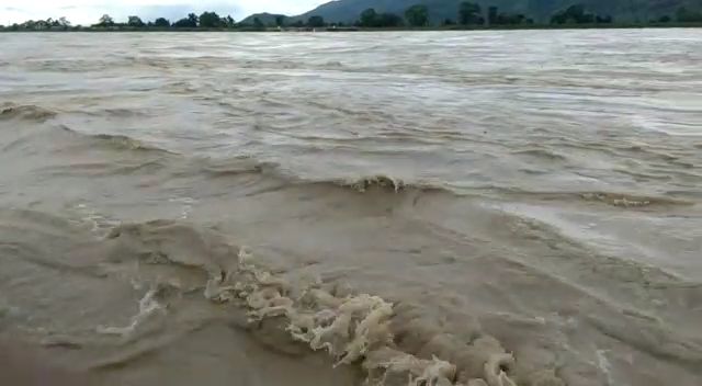 Alert issued due to rising water level of gandak and heavy rains in bagha