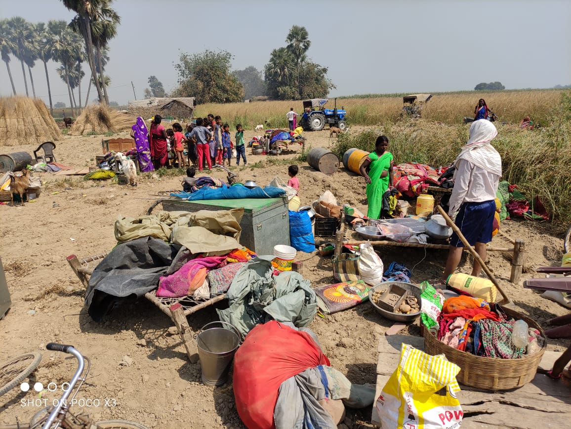 houses burnt in bhagalpur