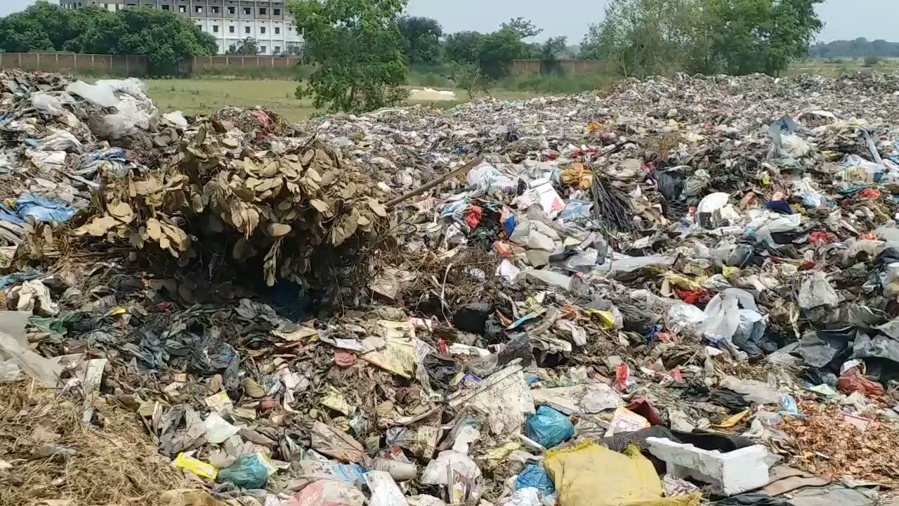darbhanga nagar nigam at work on Garbage problem