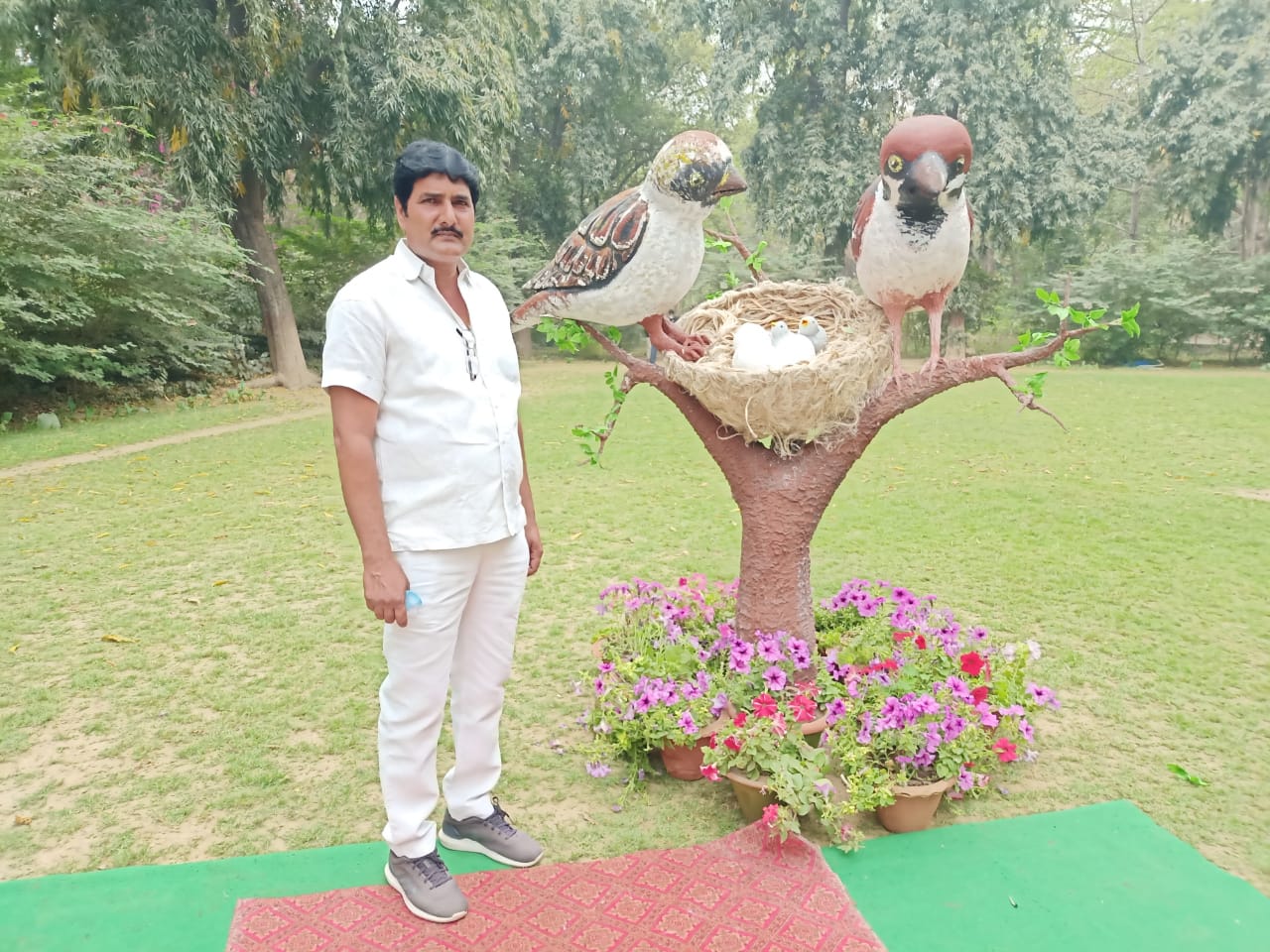 Tanzeel-ur-Rehman was honored on occasion of World Sparrow Protection Day