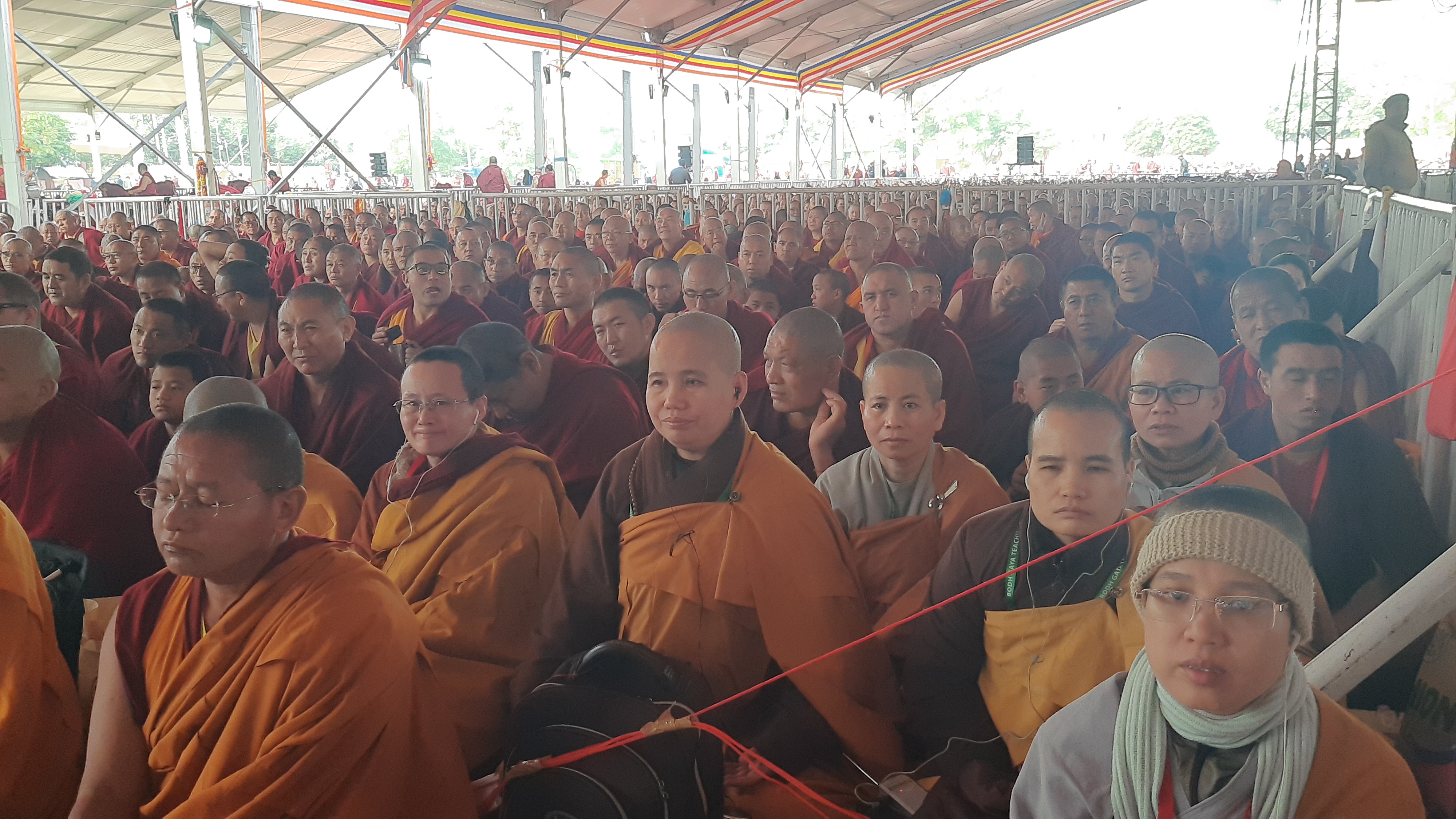 dalai lama in bodhgaya