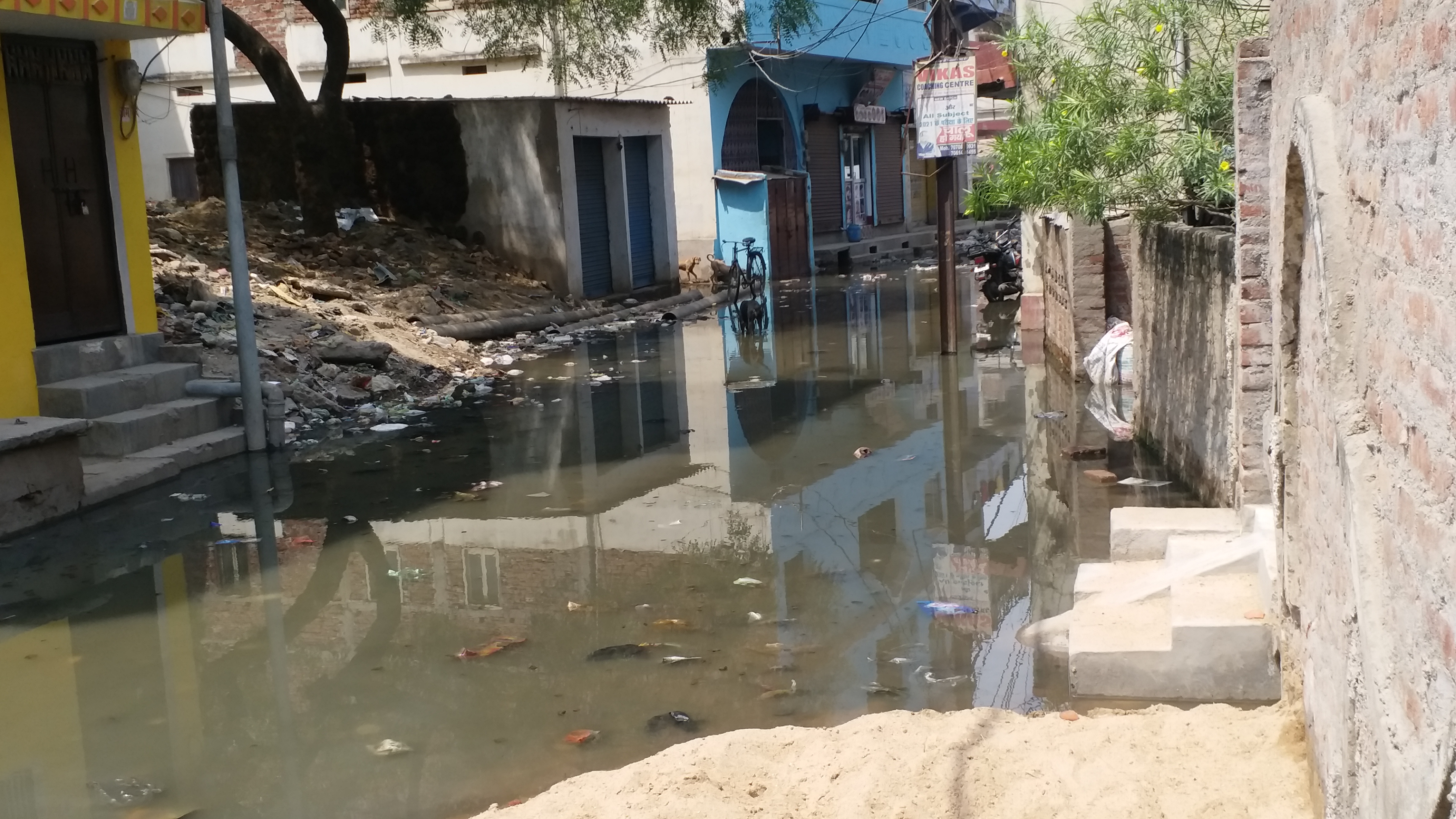 People are into trouble due to water logging in gaya