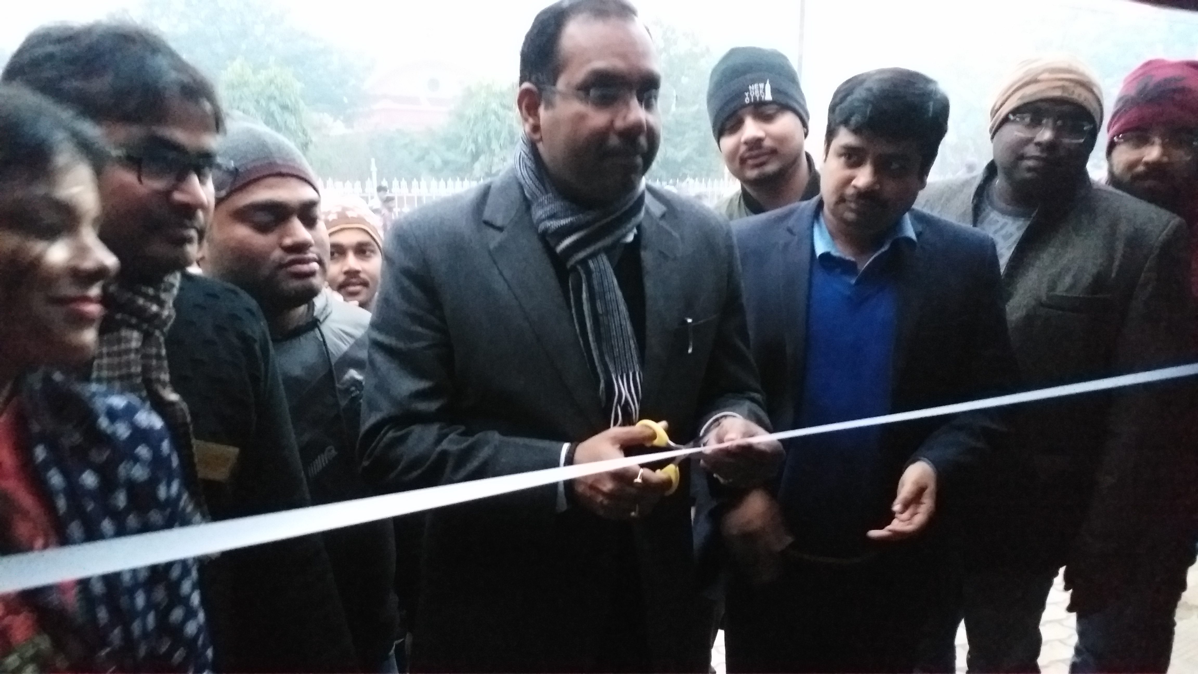 inauguration of wall of kindness in gaya