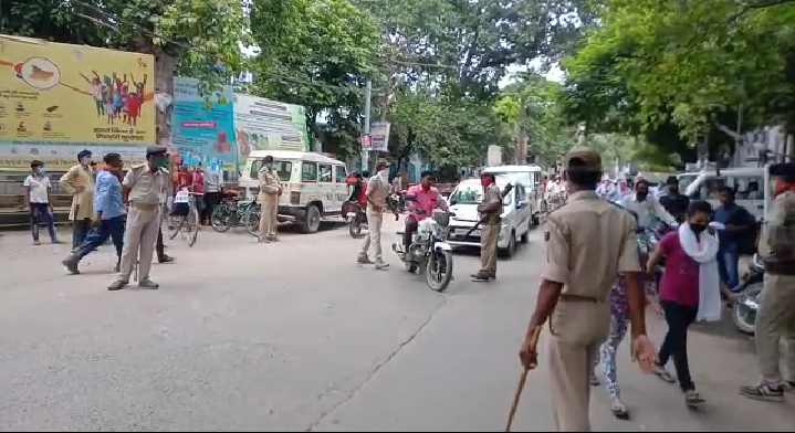 Flag march in Gopalganj