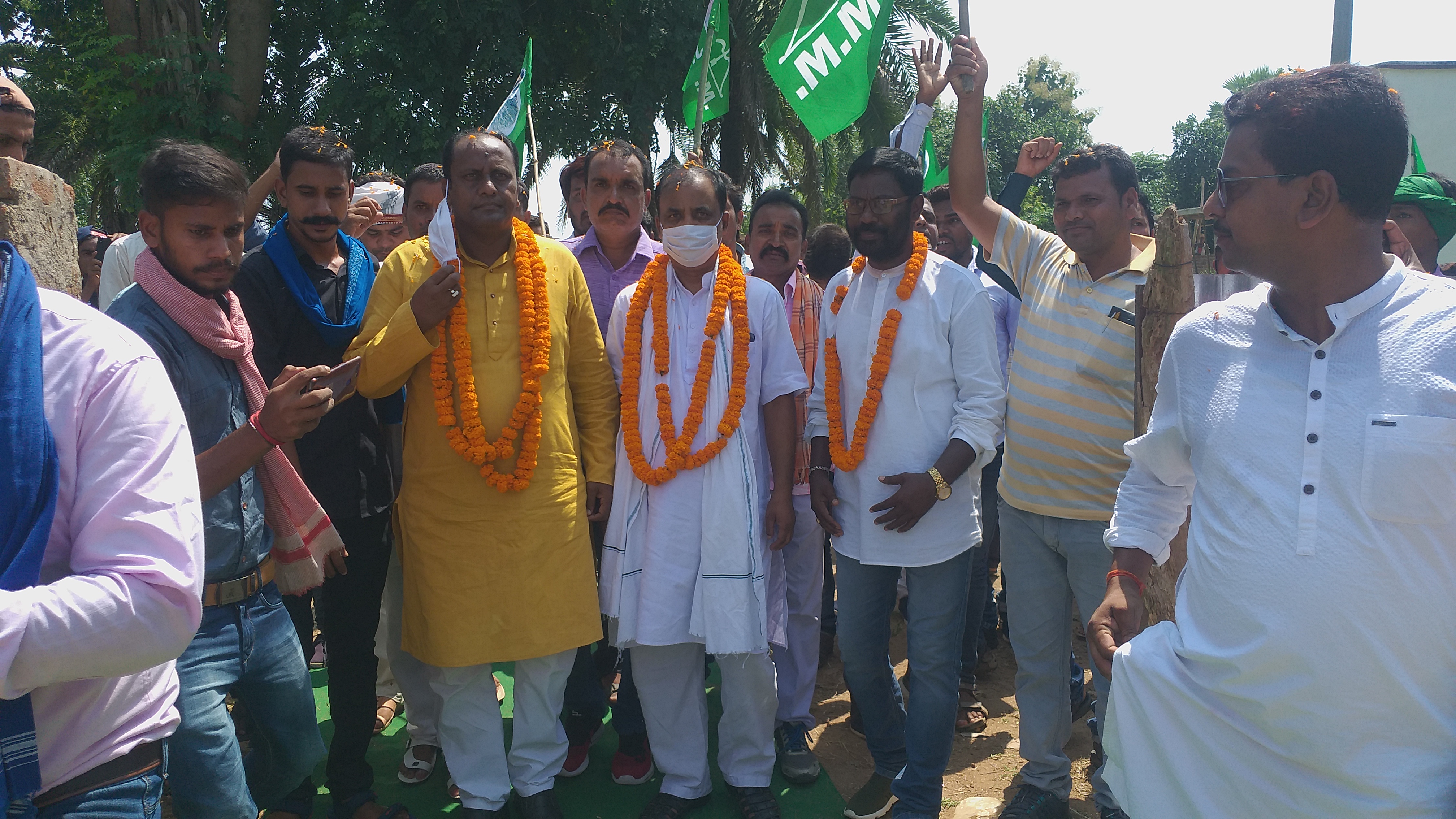 Former BSP state general secretary joined JMM with thousands of supporters