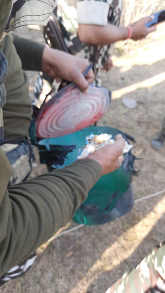 Police recovered IED bomb