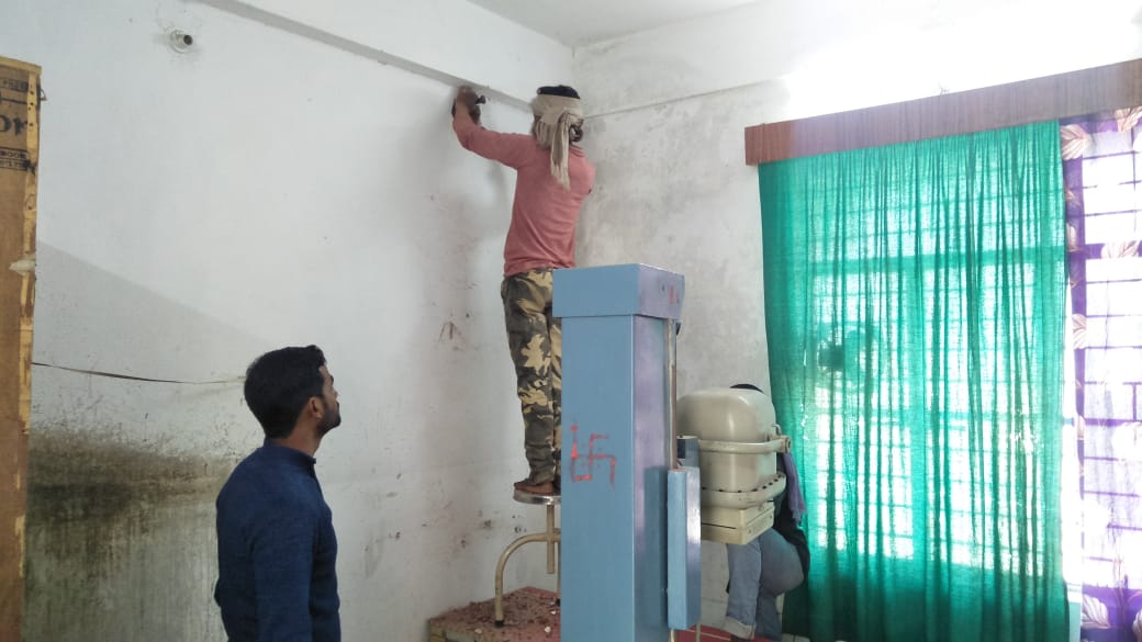 chainpur Block CHC undergoing modalization in Kaimur