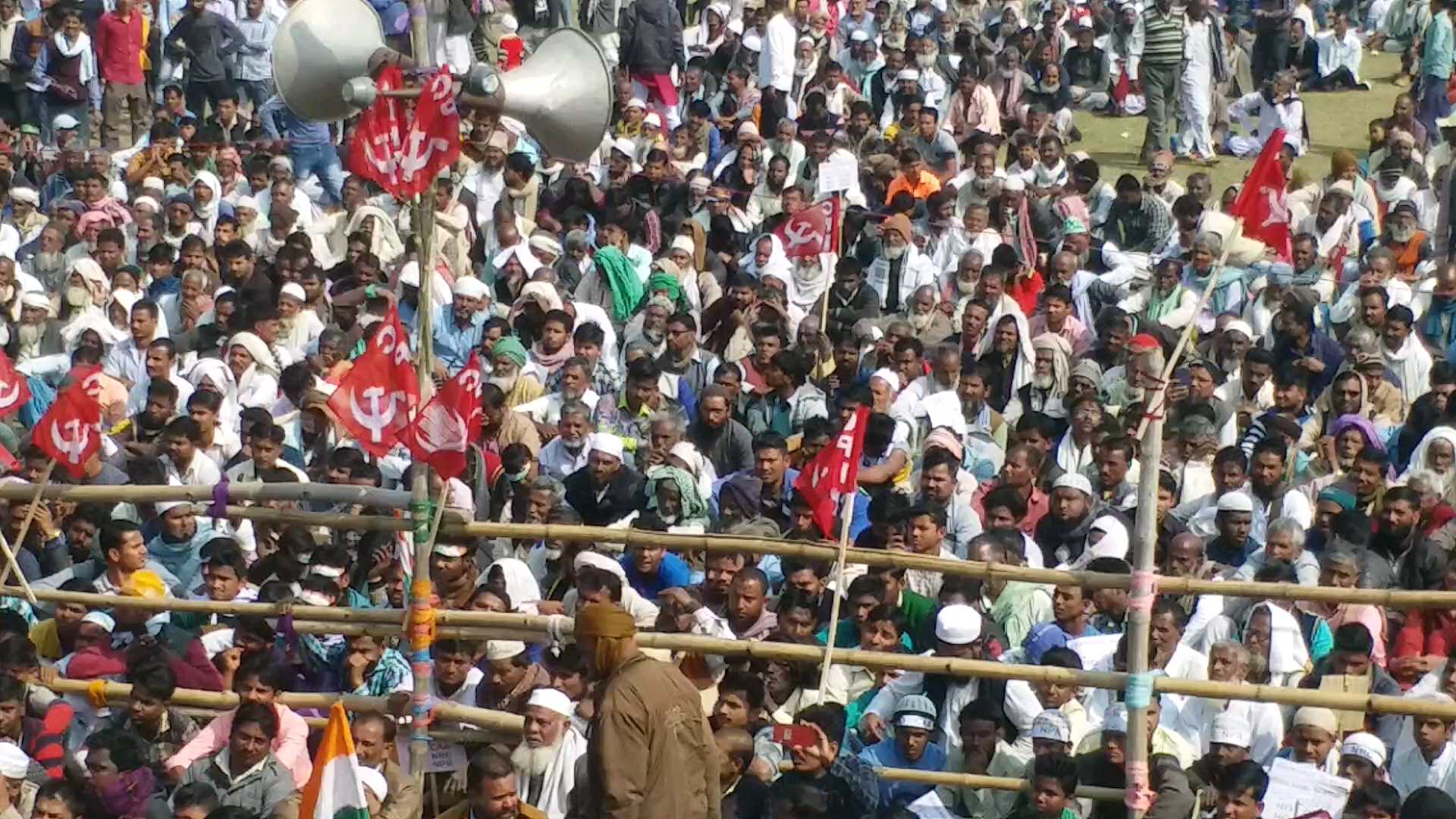 kanhaiya kumar  yatra in madhubani