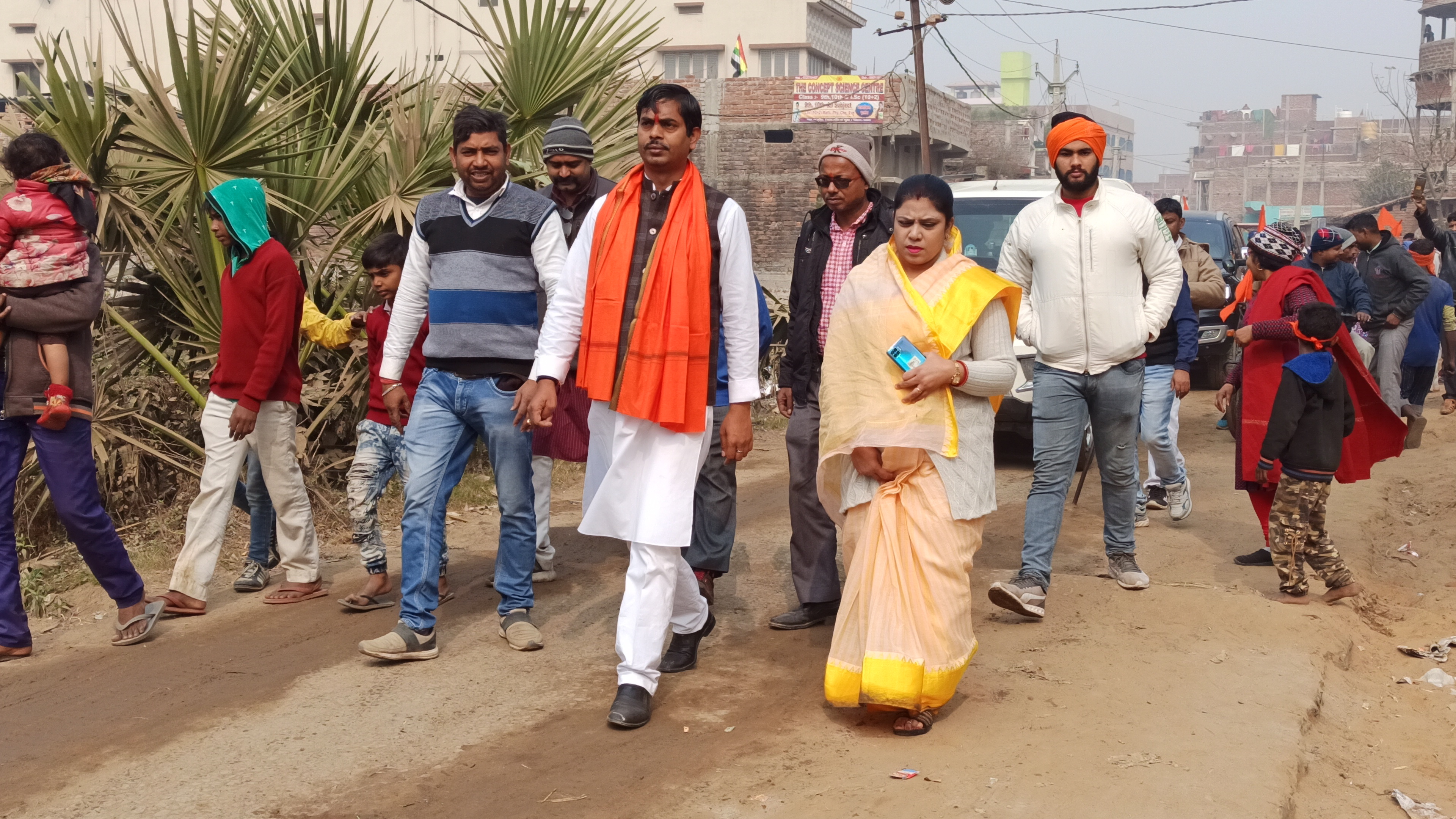 samarpan yatra in bihta for construction of Ram temple in ayodhya