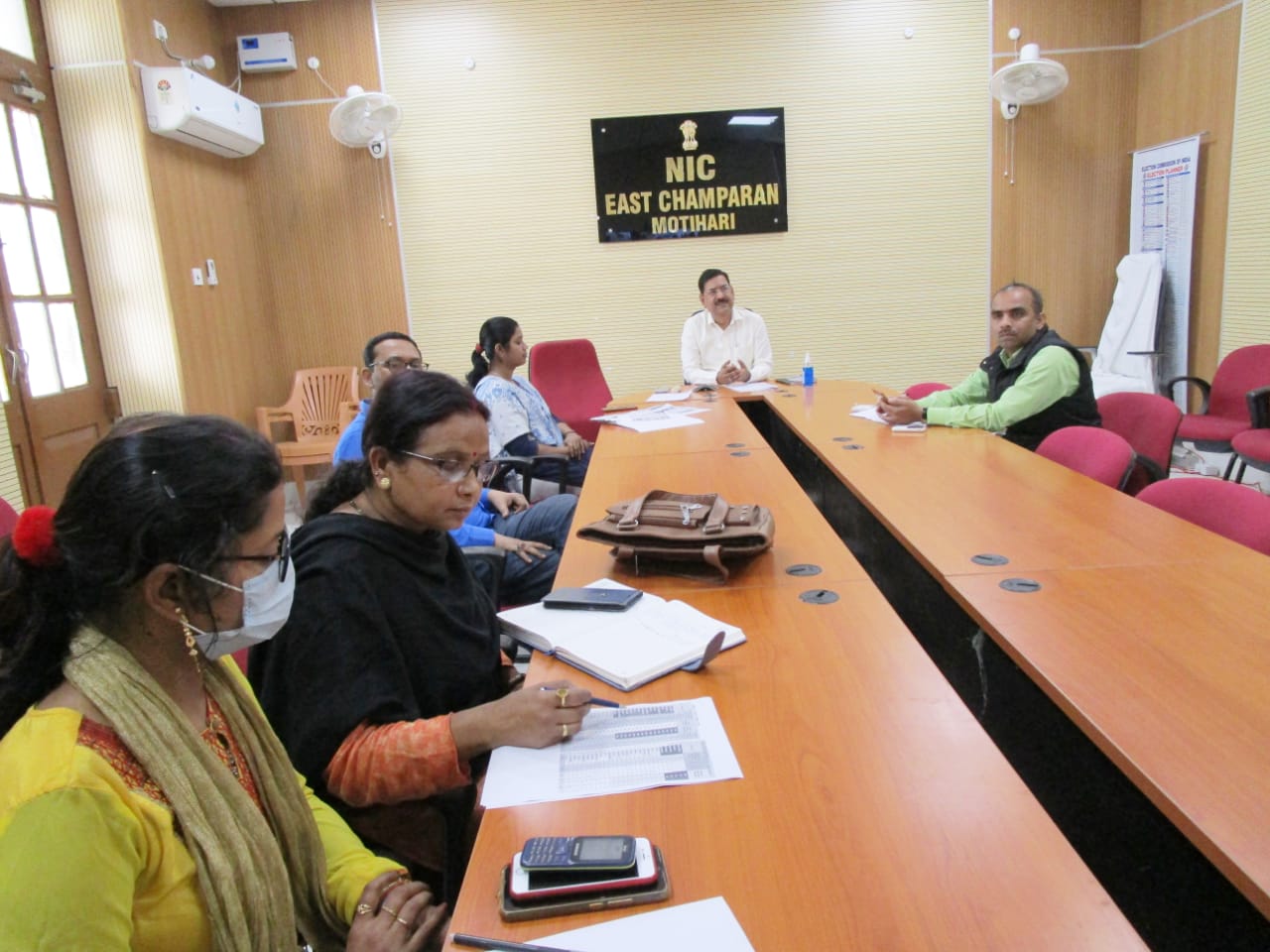 review meeting of development plans