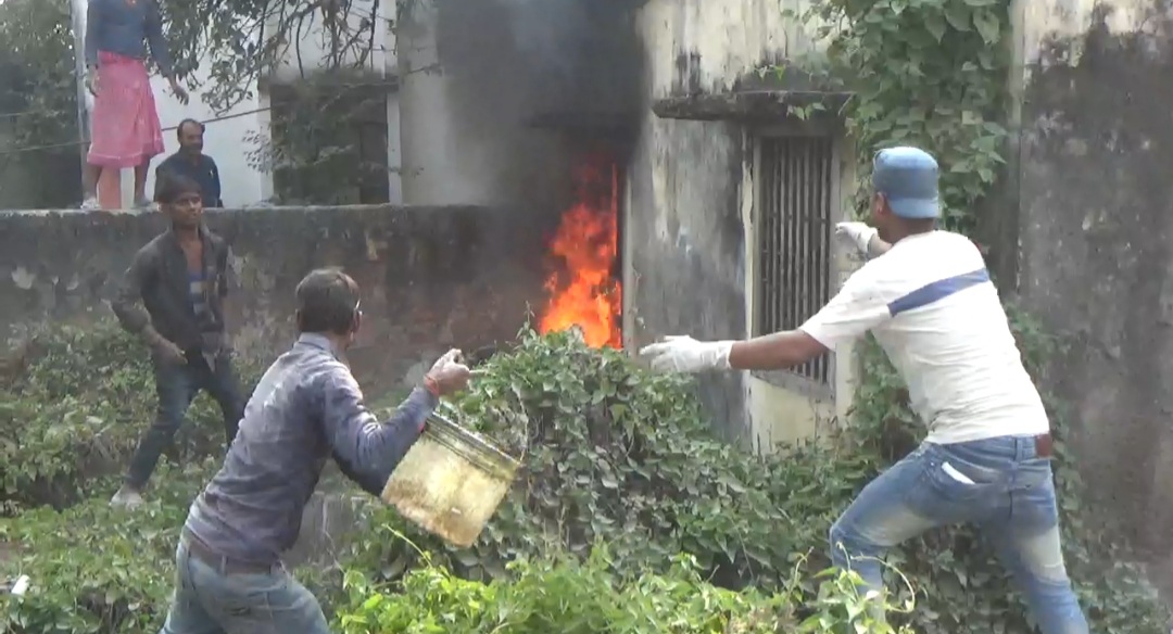 Fire incident in UNICEF office of Muzaffarpur