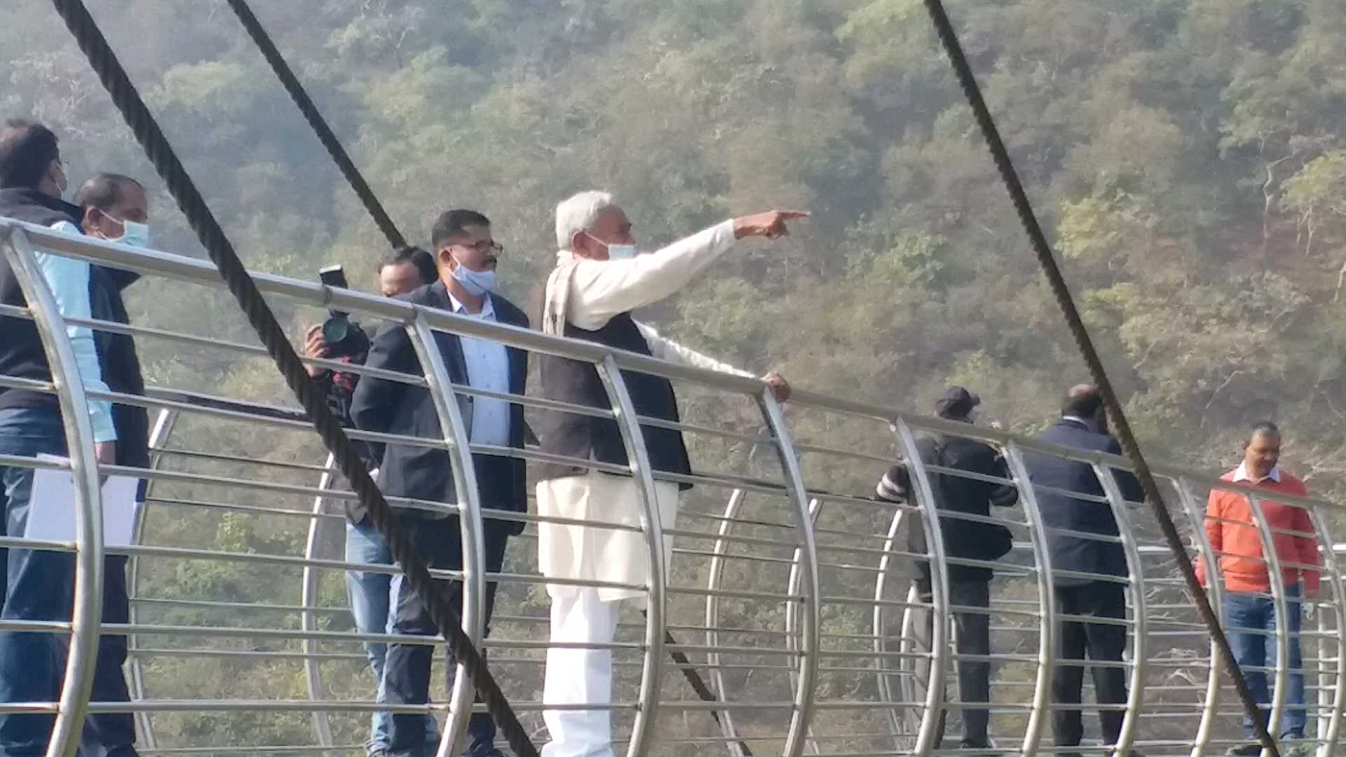 glass sky walk in nalanda