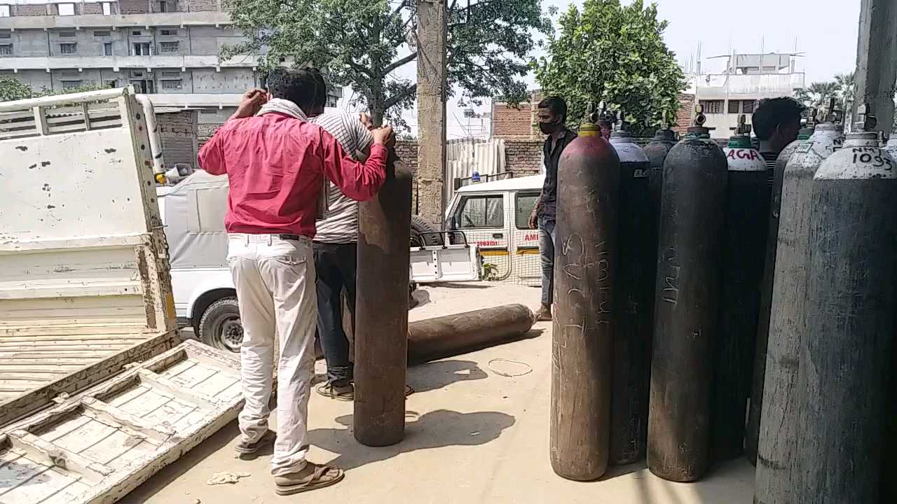 पटना के अस्पतालों में ऑक्सीजन का सप्लाई