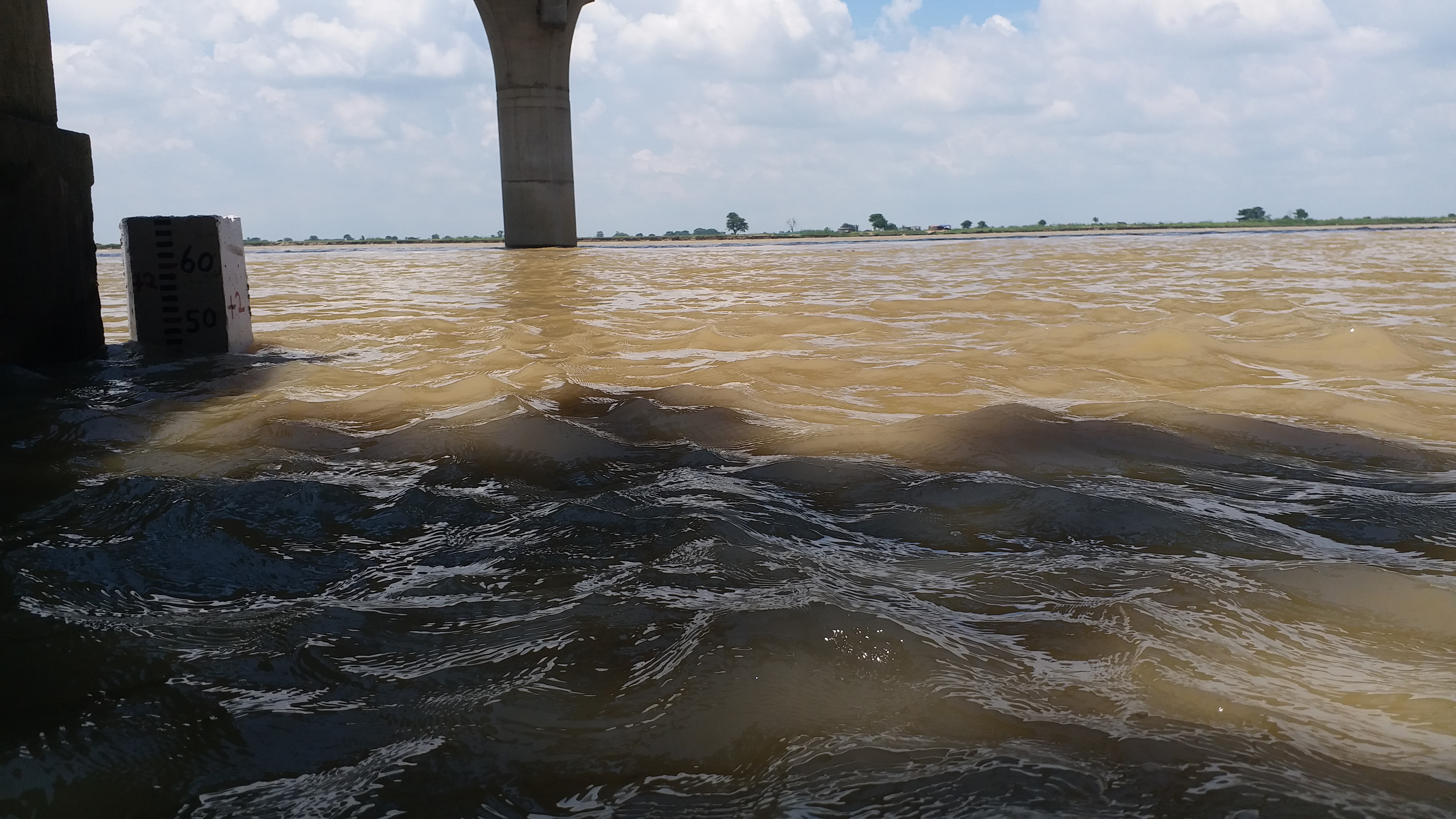 water level of river ganga