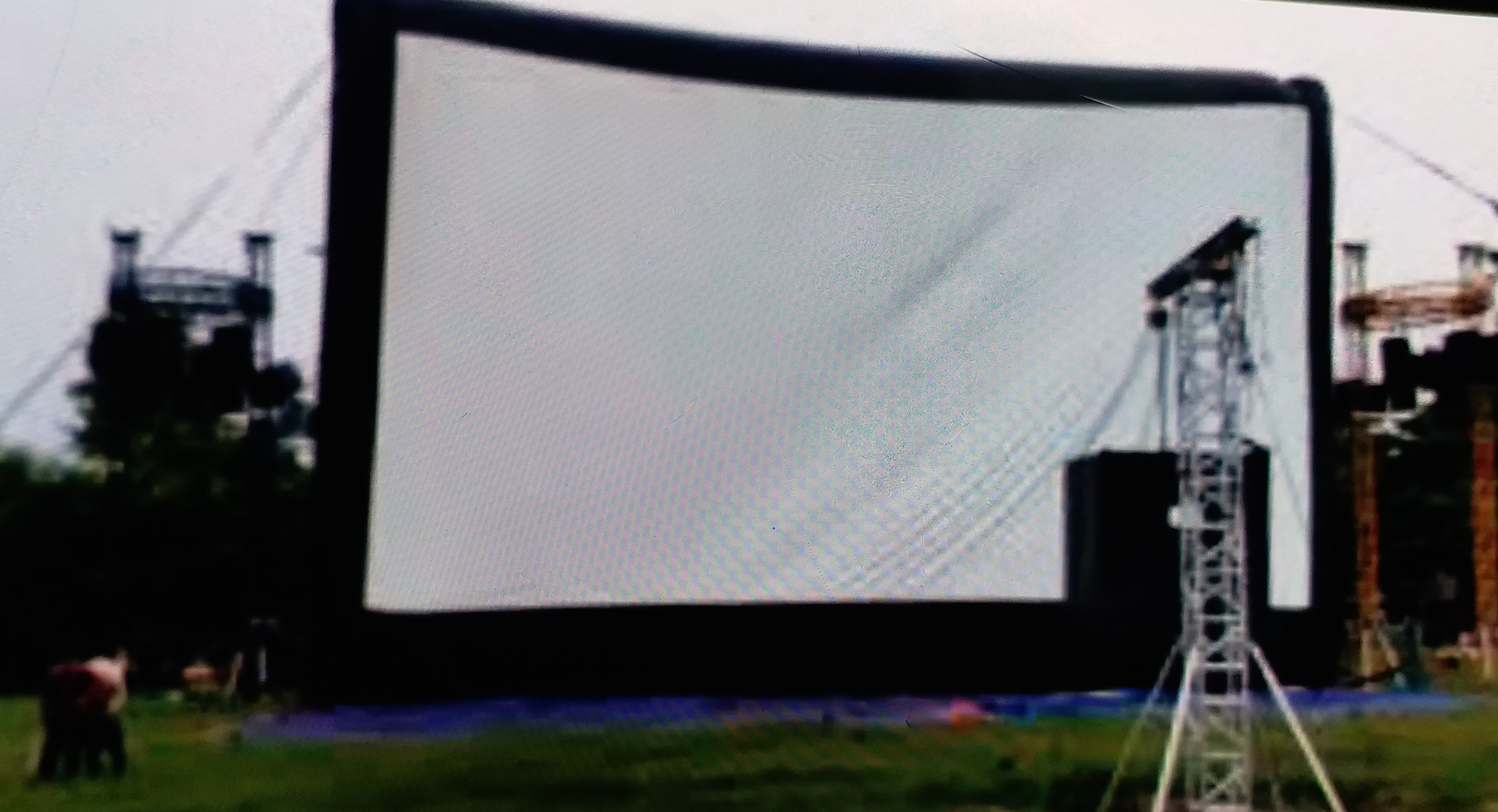 Mega screen in gandhi maidan patna