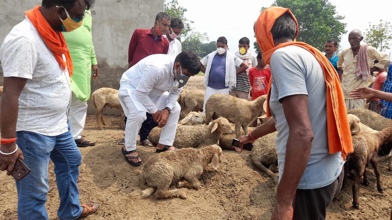 मौके पर पहुंचे राम कृपाल यादव