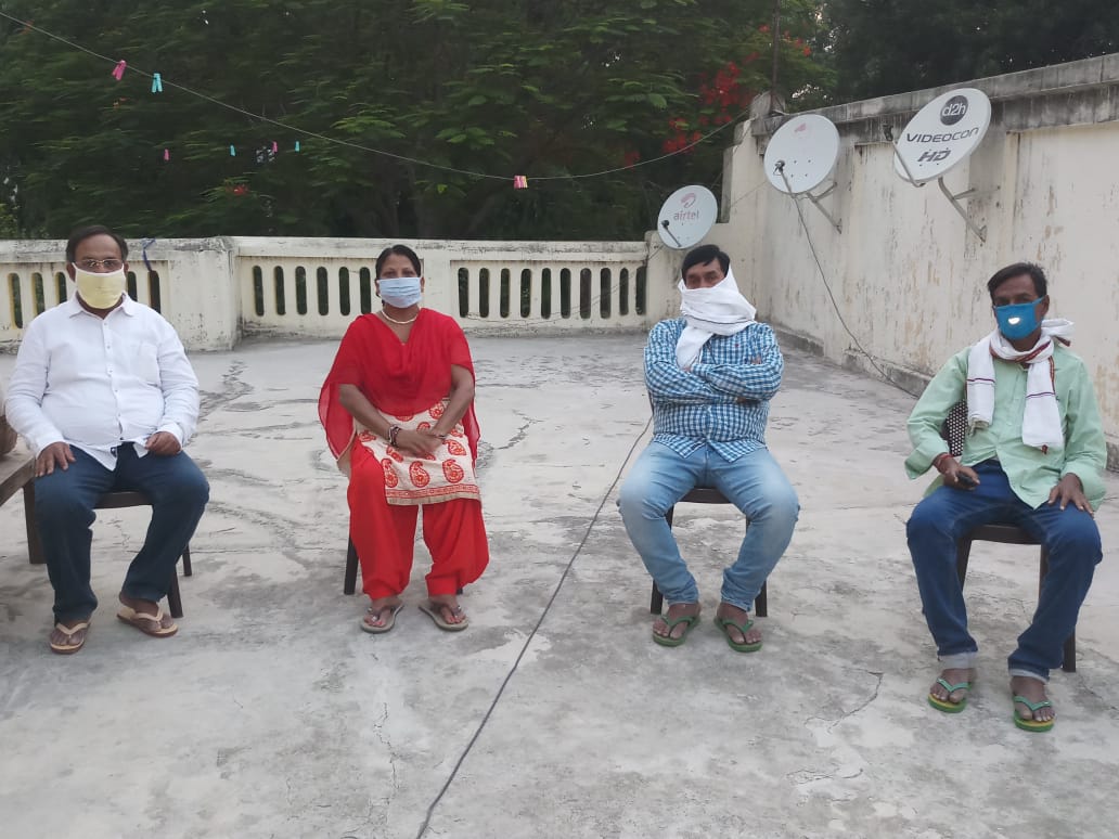 theatre artist silent protest in rohtas