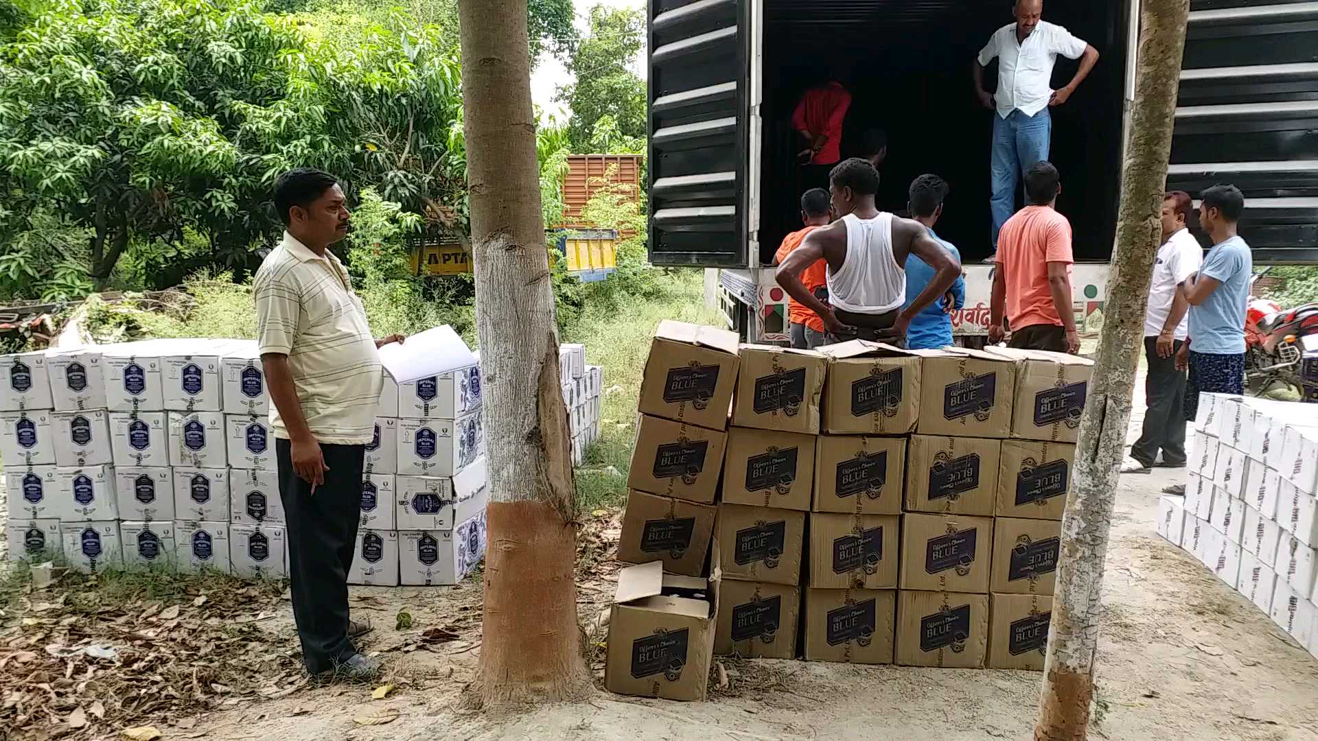 Large batch of recovered illicit liquor