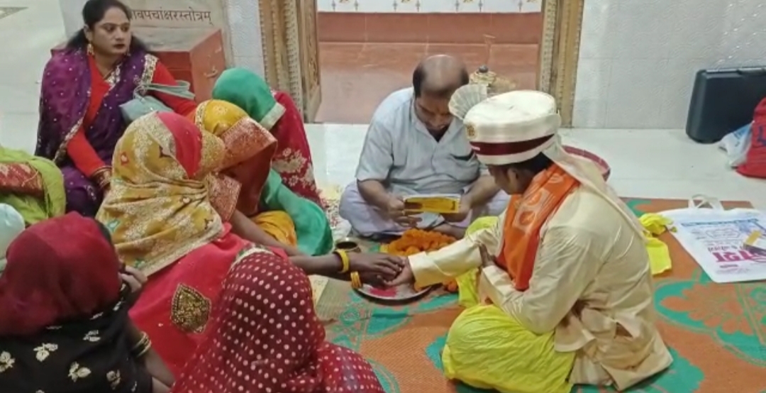 सीतामढ़ी में थाना के शिव मंदिर में अधूरी शादी हुई पूरी, दोनों पक्षों हुआ था मारपीट