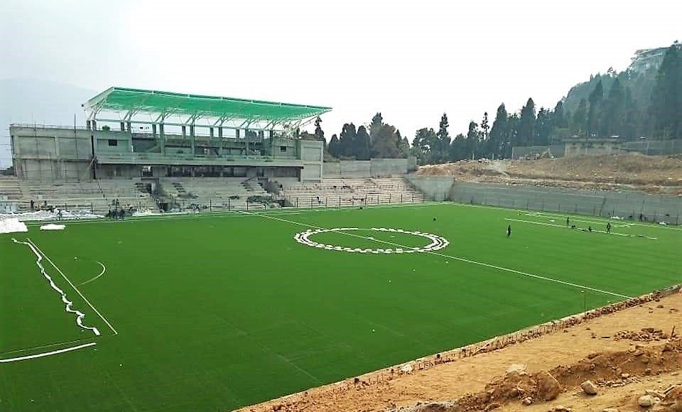 Under construction  Bhaichung Bhutia stadium