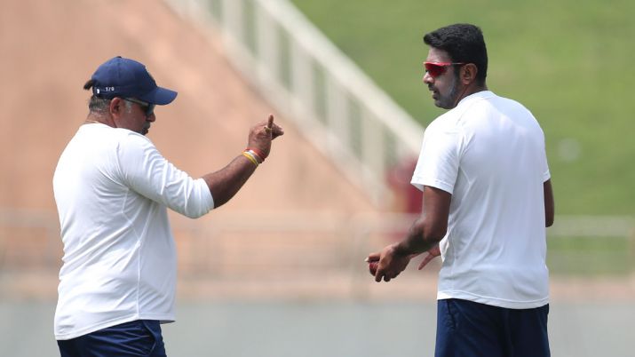 Bharat Arun, Ravichandran Ashwin, Ravindra Jadeja, Kuldeep Yadav