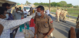 The IG of the Banaras Range examined the Bihar UP border