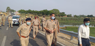 The IG of the Banaras Range examined the Bihar UP border