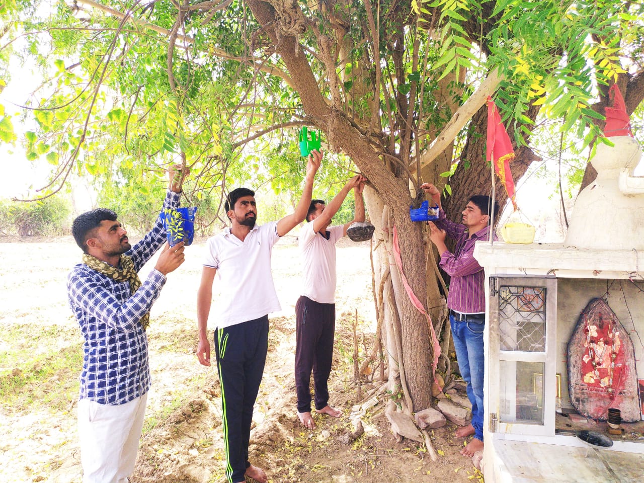 भोपालगढ़ में वन्यजीव के लिए पानी, water for wild animals