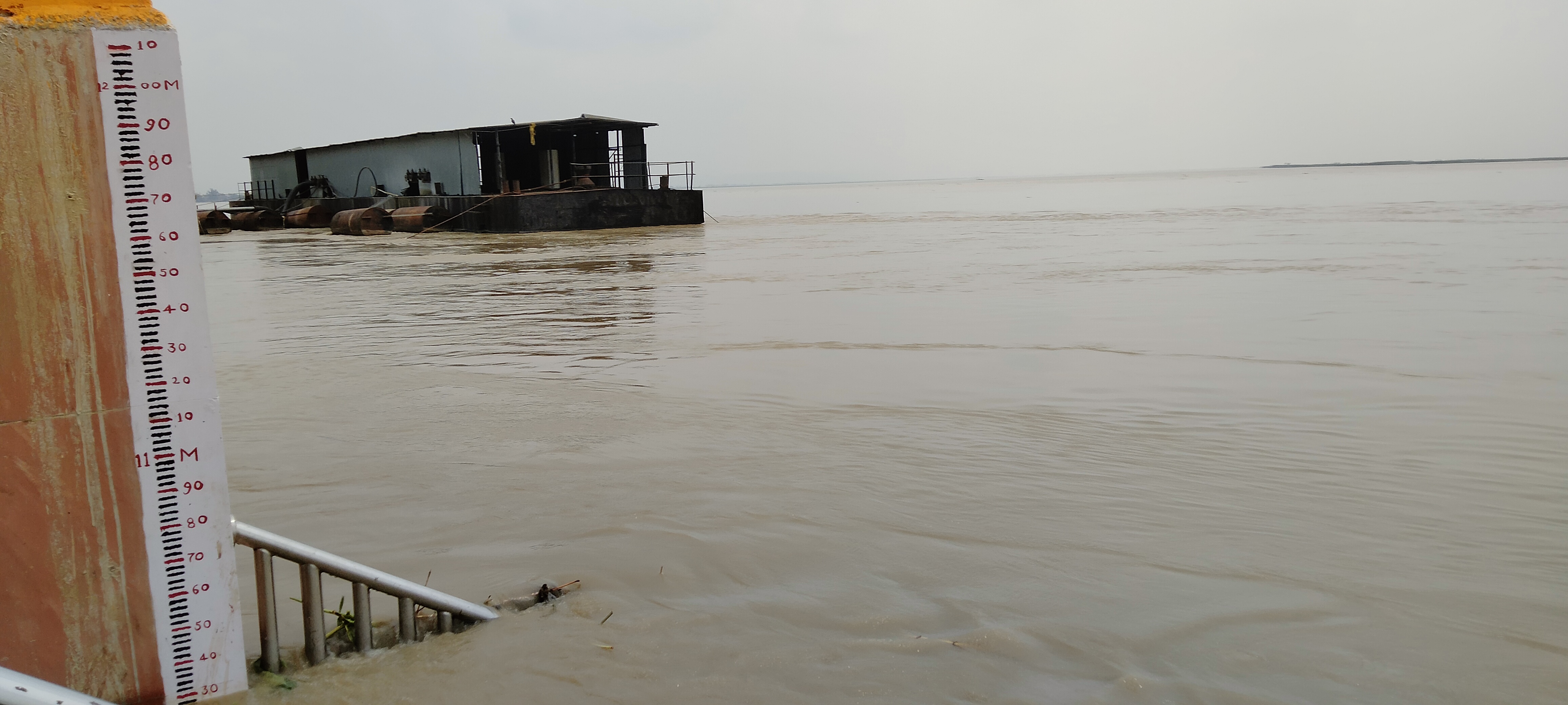 गंगा का जलस्तर बढ़ा