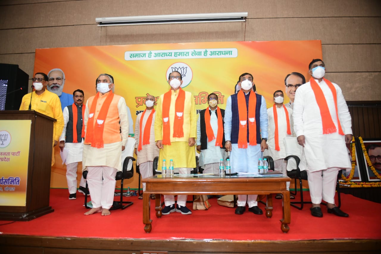 BJP State Working Committee meeting continues in Bhopal