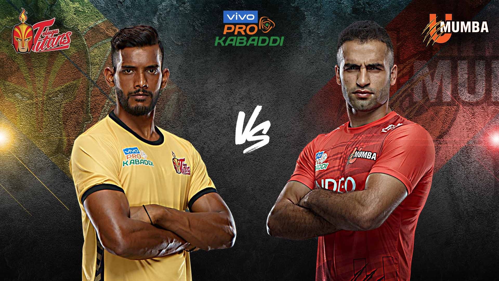 Telugu Titans,  U Mumba, season, opener, PKL 7