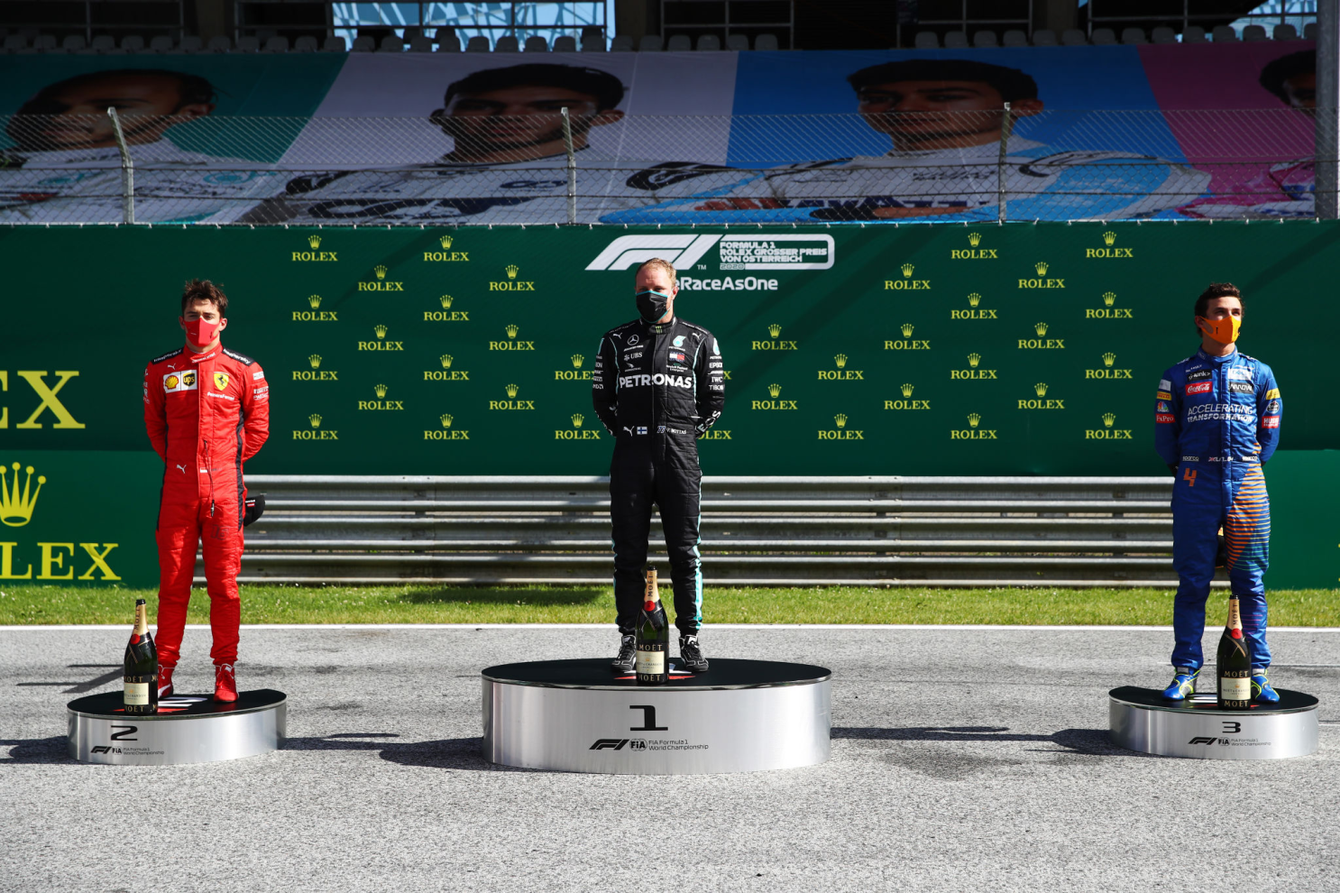 Austrian Grand Prix Podium finishers