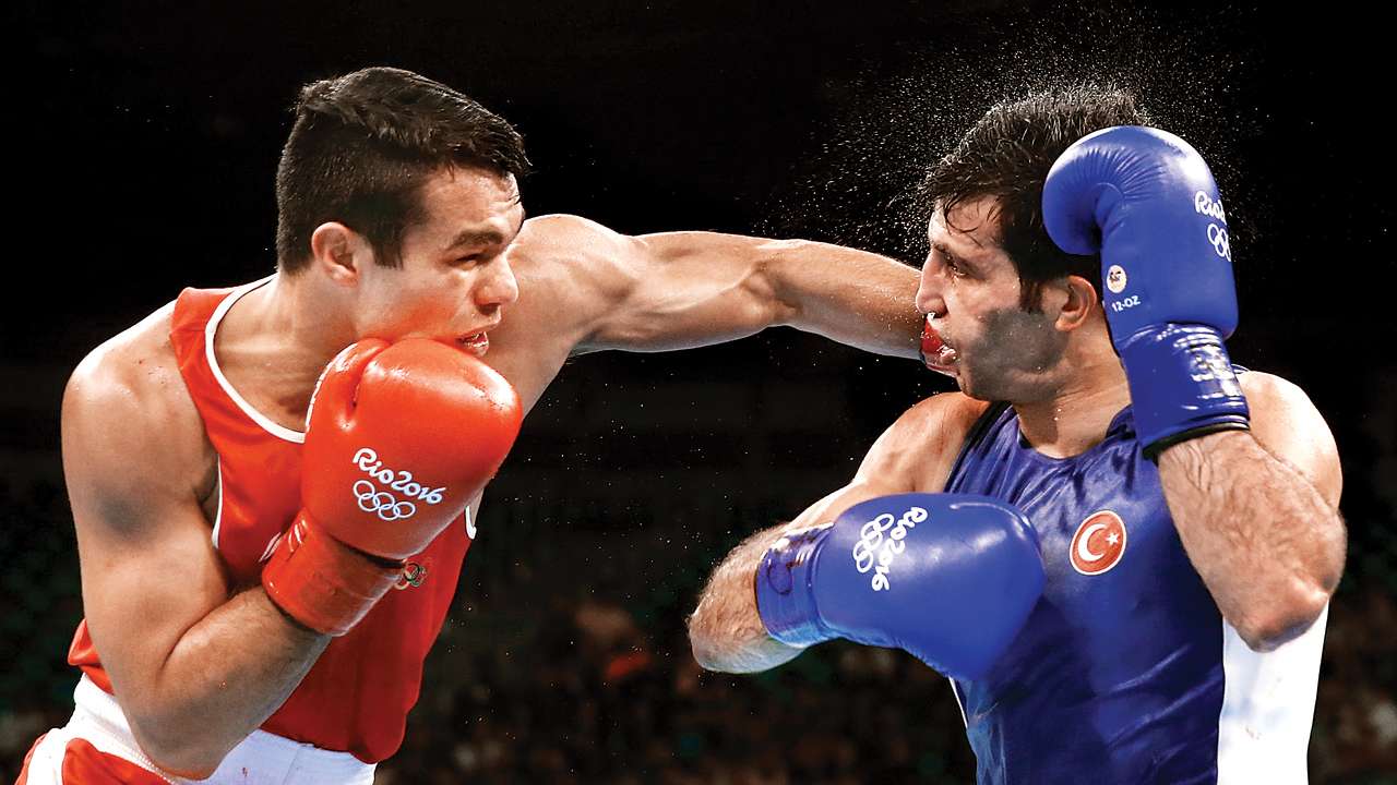 Vikas Krishan in Rio 2016 Olympics.