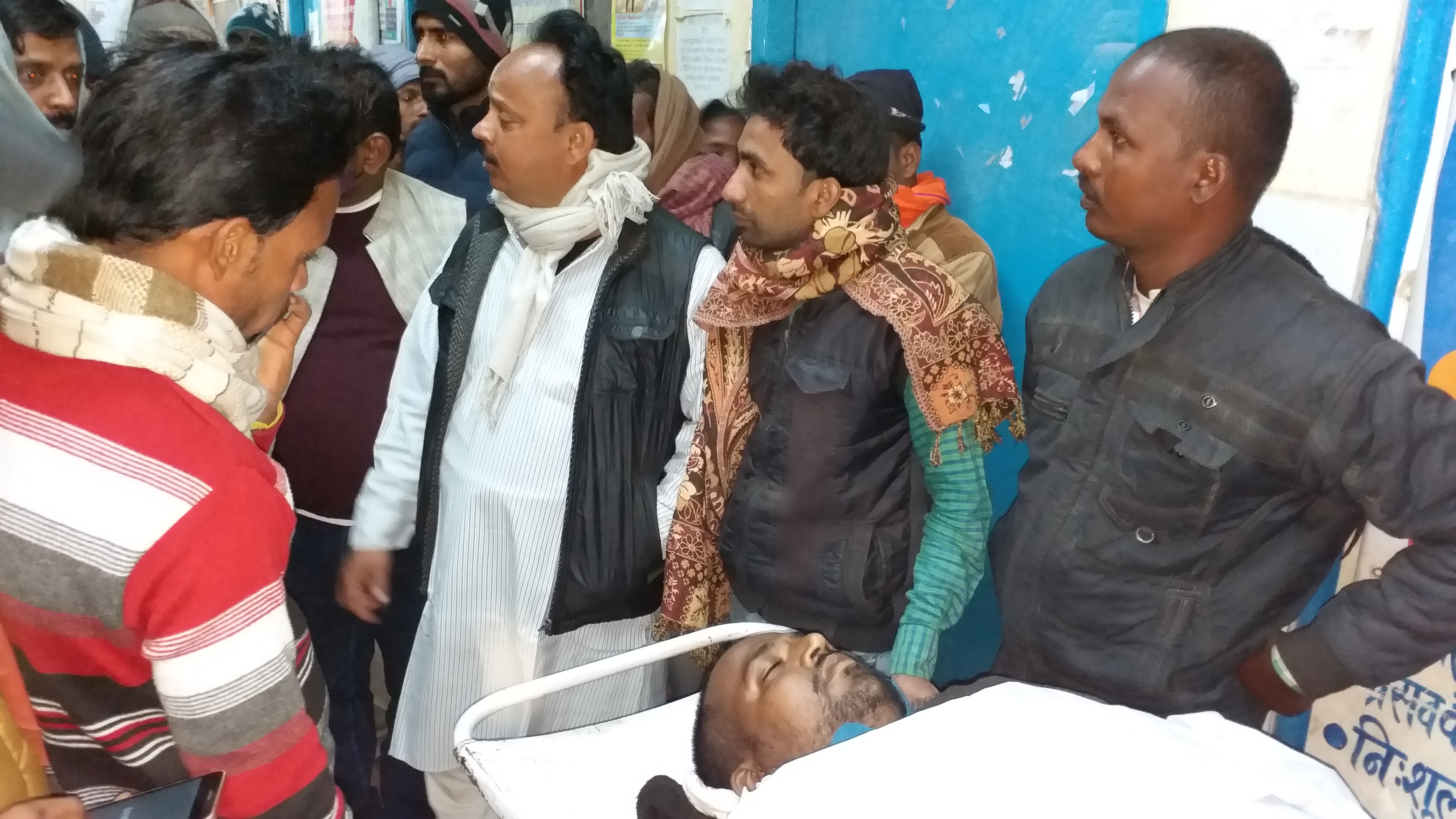 mukhiya dies of a heart attack in araria bihar