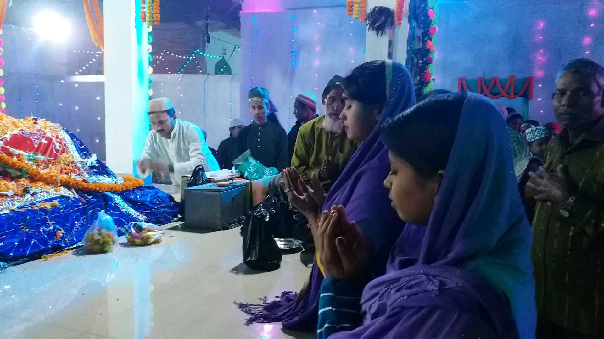 hindu devotees on abd shah dargah in bhagalpur