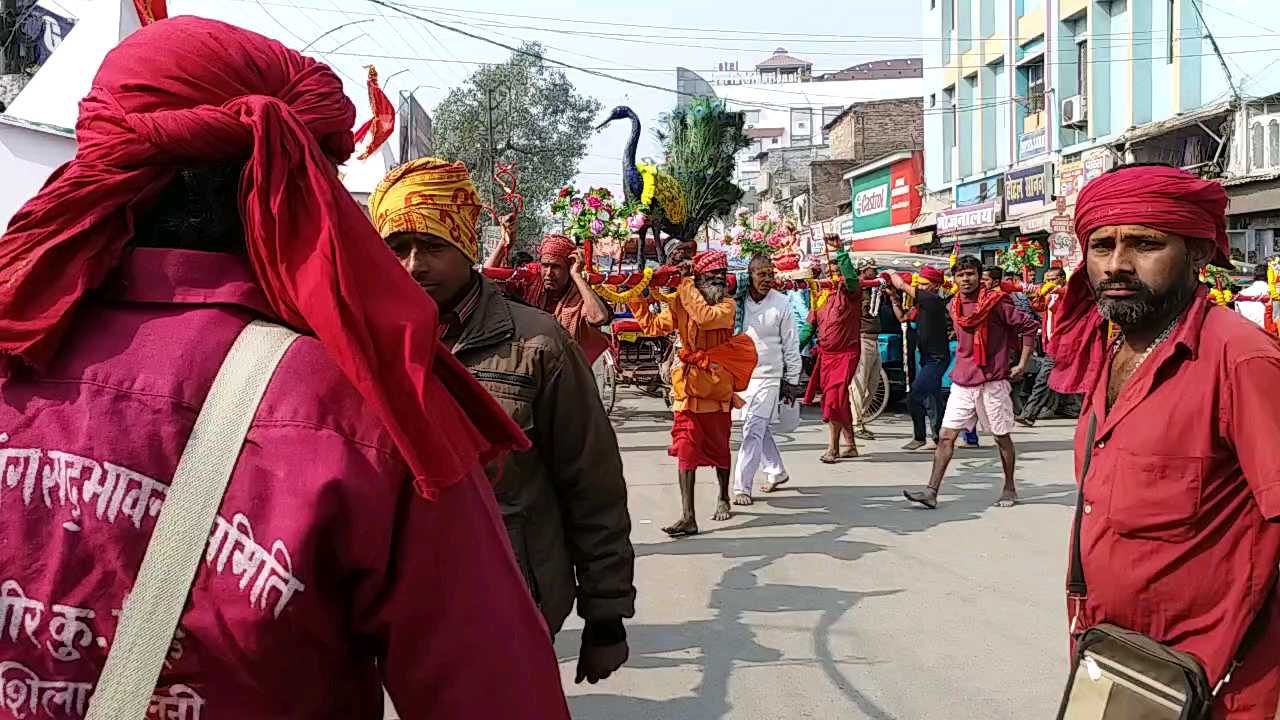 108 feet long Kanwar in bhagalpur