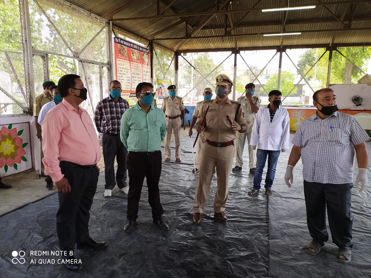 additional judge inspects the Quarantine center in jail in darbhanga bihar