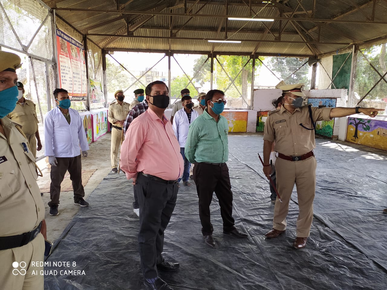 additional judge inspects the Quarantine center in jail in darbhanga bihar