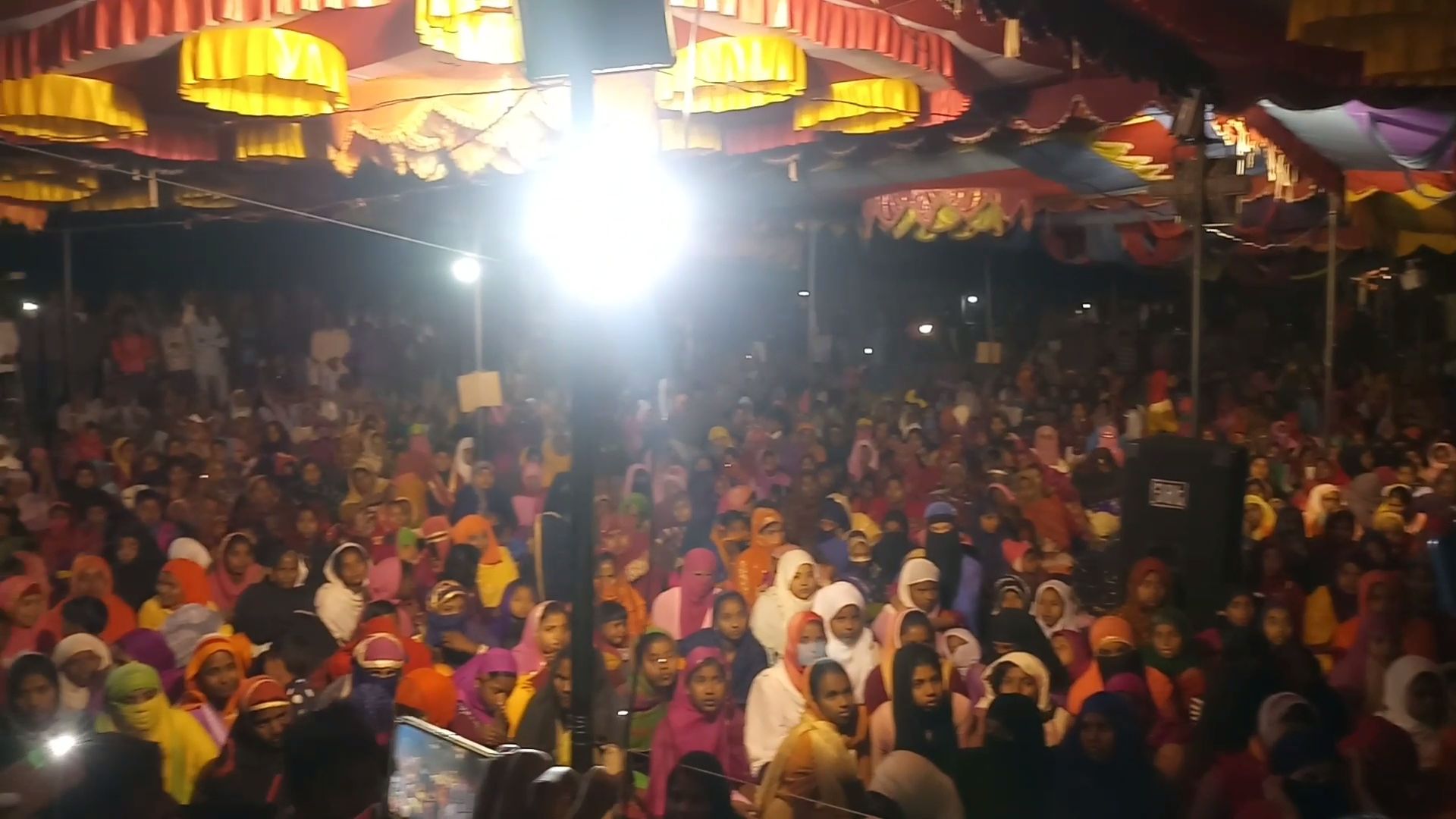 Women involved in the protest