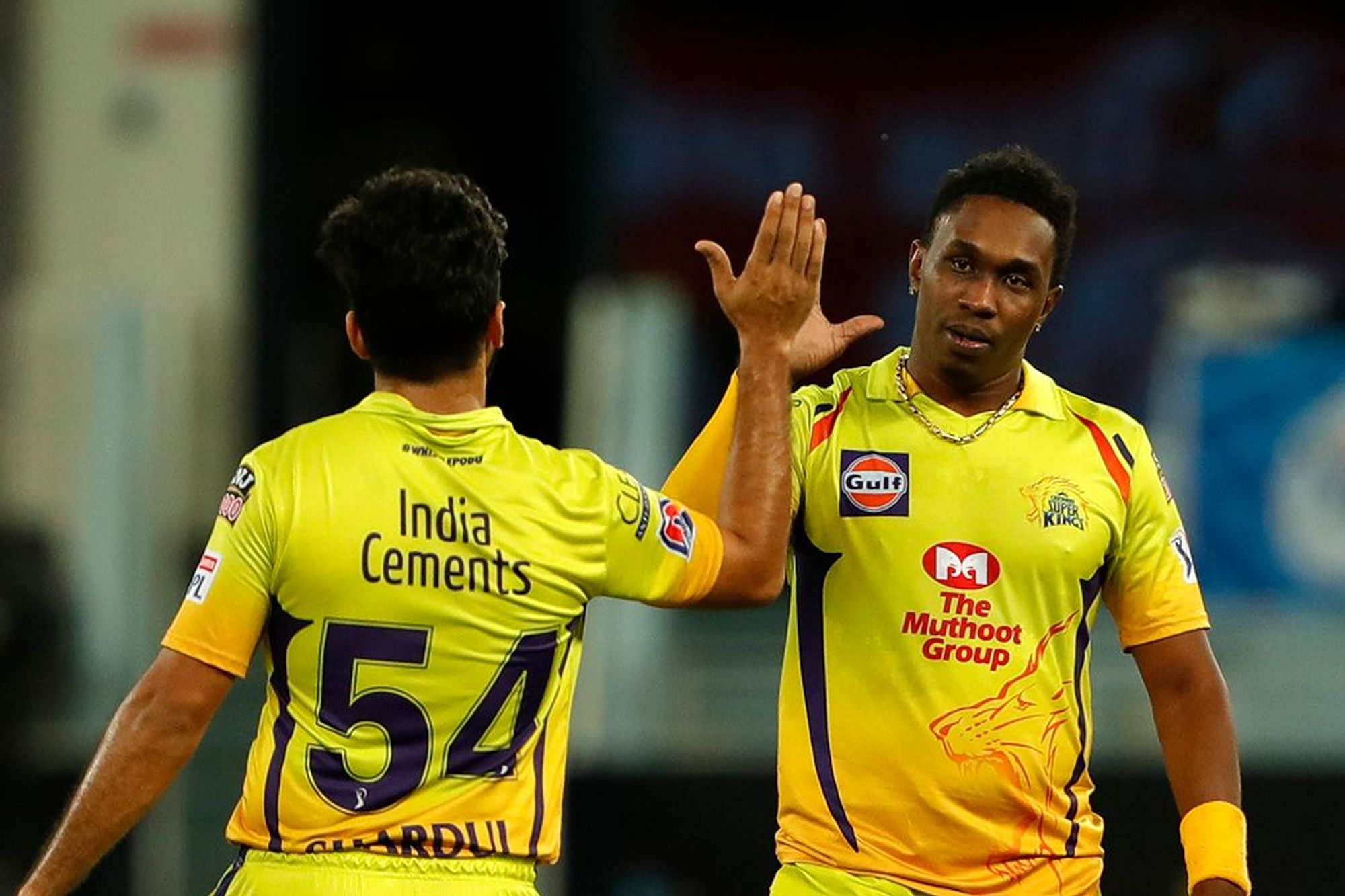 Dwayne Bravo took two wickets as CSK beat SRH