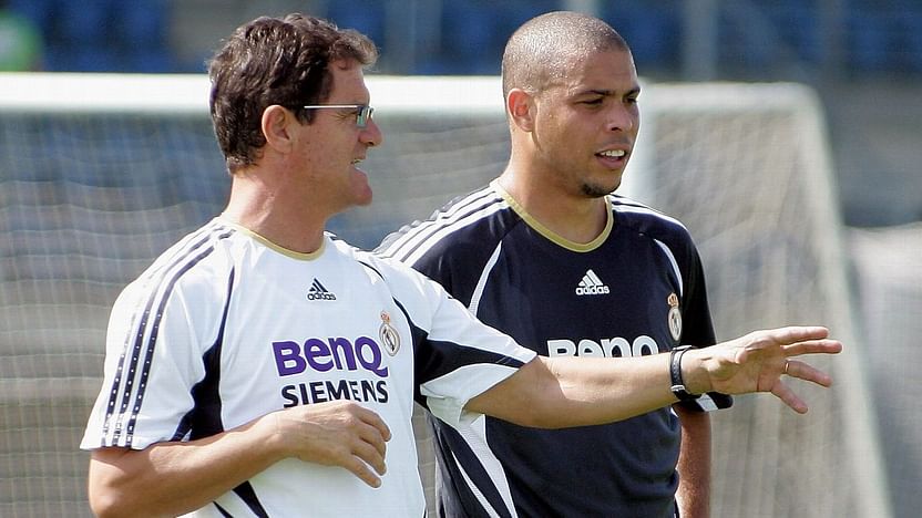 Real Madrid manager Fabio Capello, Brazilian Ronaldo