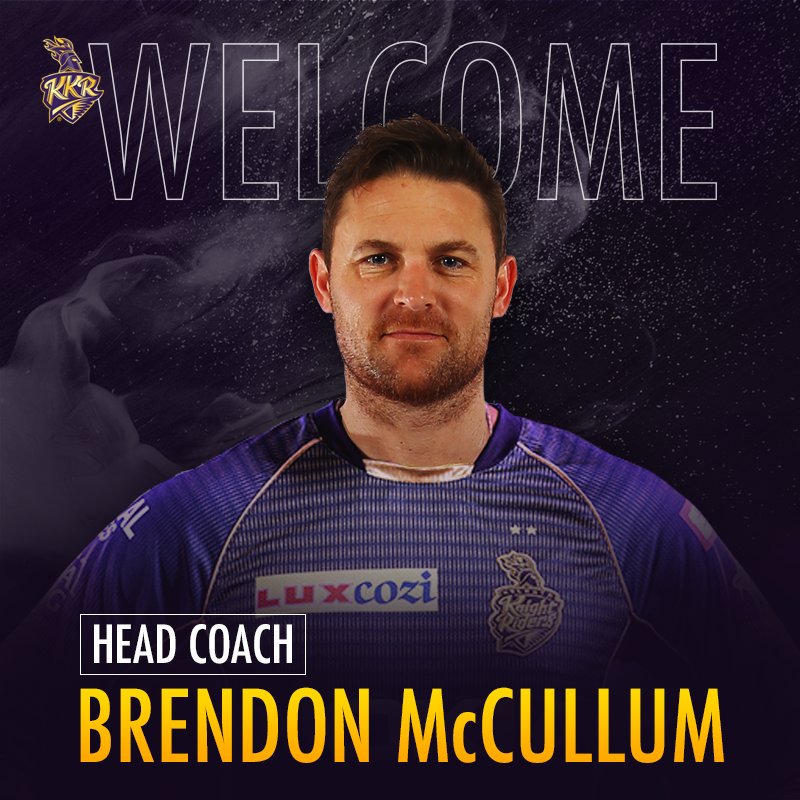 brendon mccullum appointed as a new coach of kkr