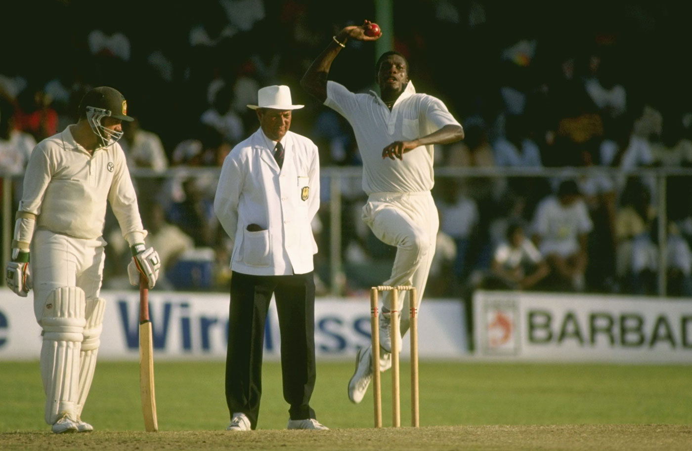 West Indies fast bowling great Curtly Ambrose
