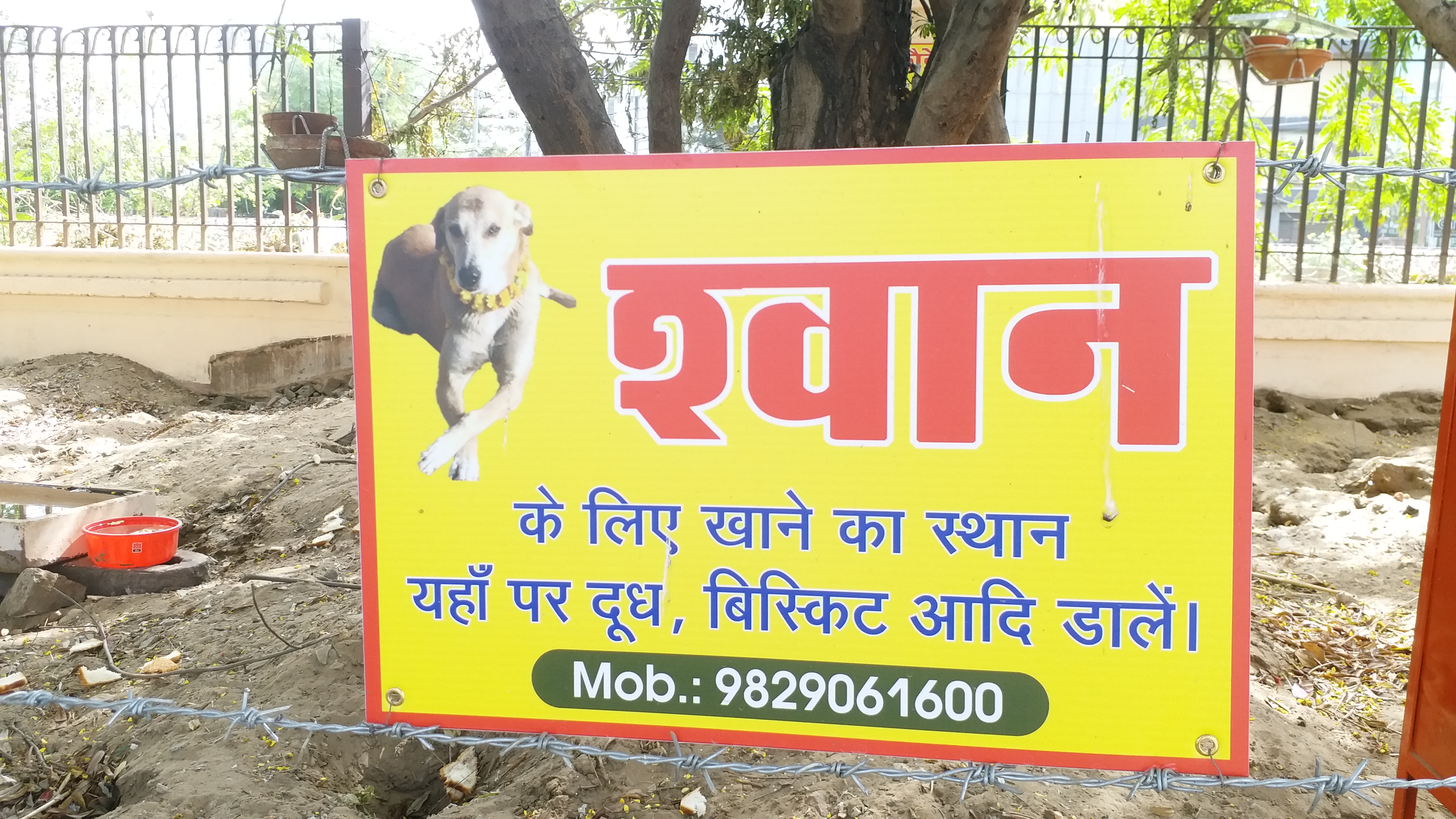 home for birds animal on side of railway track in Jaipur