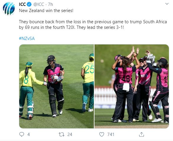 ICC's Tweet