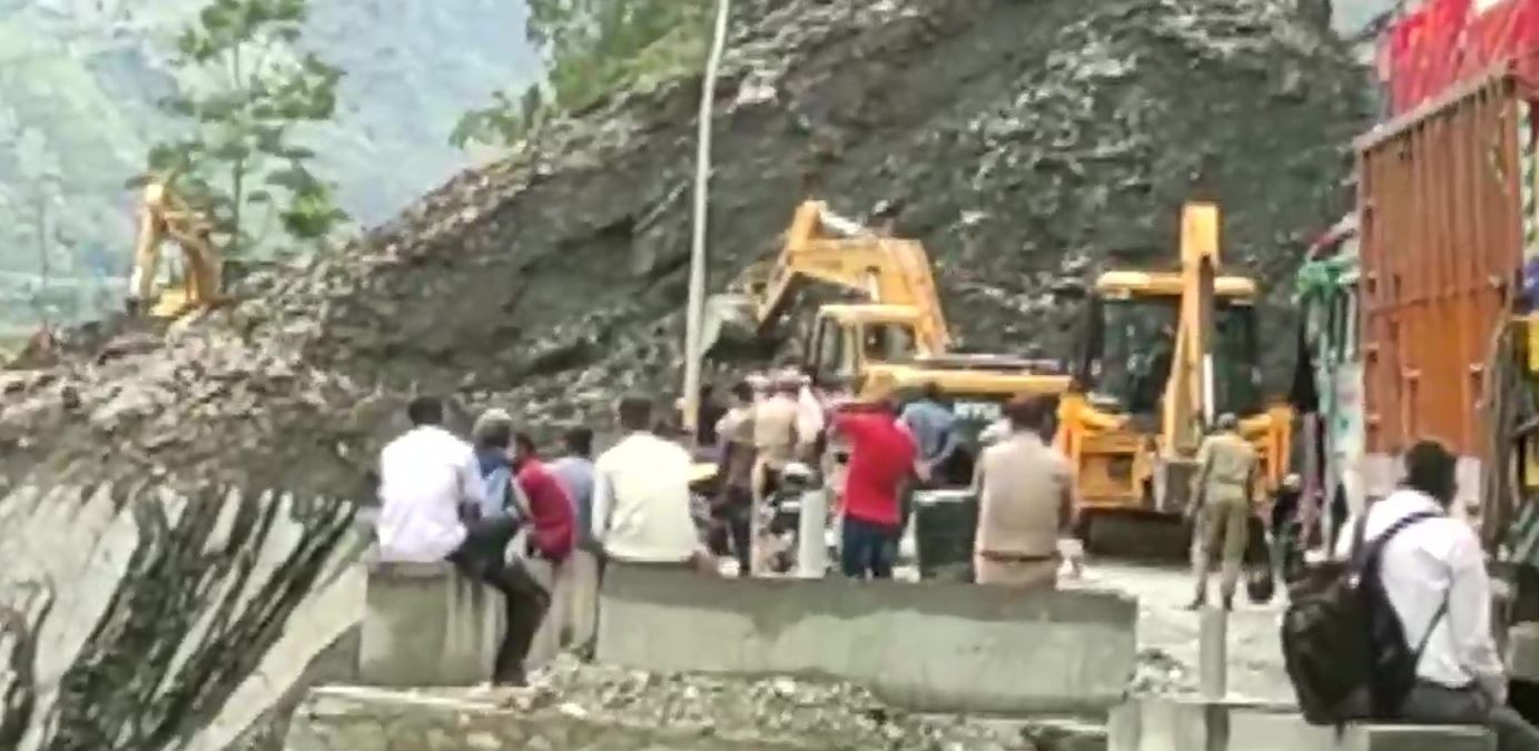 Highway closed due to heavy rain