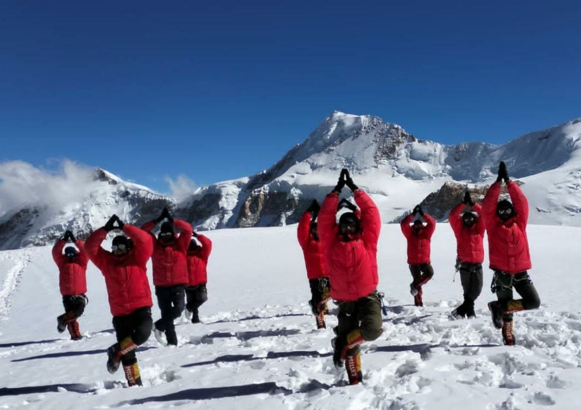 ITBP Soldier Yoga Practice