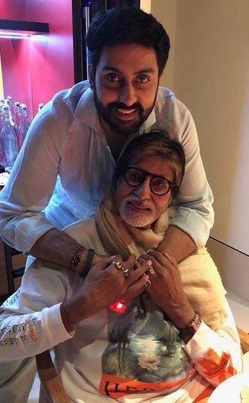 Amitabh bachchan on Abhishek being in hospital